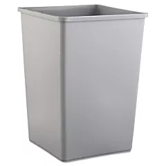 Rubbermaid Untouchable Square Rigid Plastic Liner for 35 Gallon Containers, Grey(3958GR)