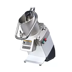 Hobart Countertop Continuous Feed Food Processor with Side Discharge, 1 Speed, 0.75 HP