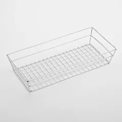 American Metalcraft Stainless Steel Grid Rectangular Basket, 13