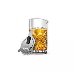 Final Touch 20.2 Oz Yarai Mixing Pitcher with Strainer