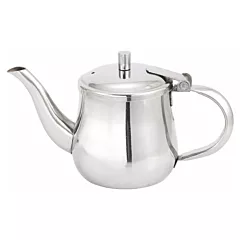 Winco 10 Oz Gooseneck Teapot, Stainless Steel