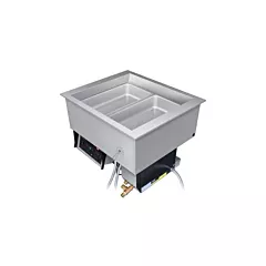 Hatco Two Pan Dual Temperature Hot / Cold Drop-In Food Well