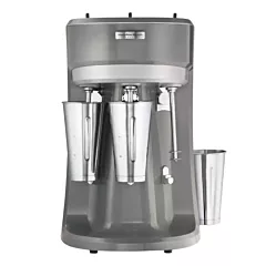 Hamilton Beach HMD400 Triple Spindle Drink Mixer, Three Speed, 0.33 HP