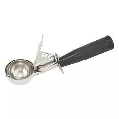 Winco 1.25 Oz Ice Cream Disher #30, Black