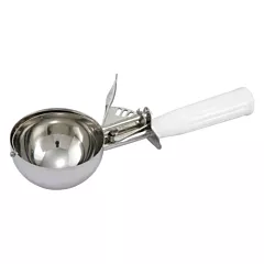 Winco 4.67 Oz Ice Cream Disher #6, White(ICD-6)