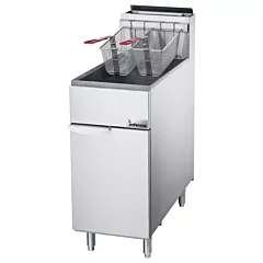 Inferno 40 Lb Natural Gas Floor Fryer 90,000 BTU