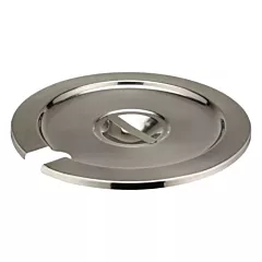 Winco Inset Cover for 7 Qt Containers with Handle, Stainless Steel(INSC-7M)