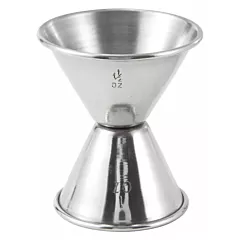 Winco 1 & 1.5 Oz Double Jigger, Stainless Steel(J-4)