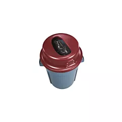 San Jamar KatchAll Magnetic Flatware Retriever for 32 & 44 Gallon Waste Cans, Red(KA3244)