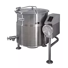Cleveland KEL25T 25 Gallon Tilting 2/3 Steam Jacketed Electric Steam Kettle