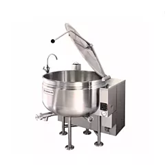 Cleveland 40 Gallon Stationary Steam Kettle, Natural Gas, Full Steam Jacket