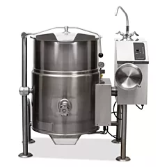 Cleveland KGL25T 25 Gallon Tilting 2/3 Steam Jacket Natural Gas Steam Kettle