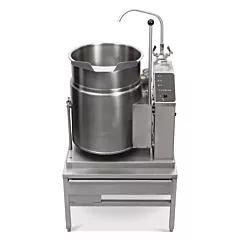 Cleveland KGT6T 6 Gallon Tabletop Tilting 2/3 Steam Jacket Natural Gas Steam Kettle