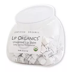 Kamco Lip Organics Lip Balm Unscented, 100/pkg