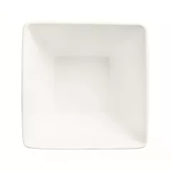 World Tableware Slate 20 Oz Square Bowl, White 24/Case(SL-19)