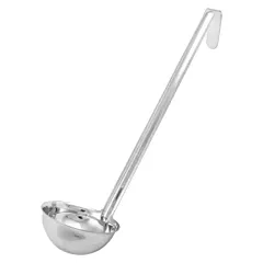 Winco 6 Oz One Piece Ladle, Stainless Steel