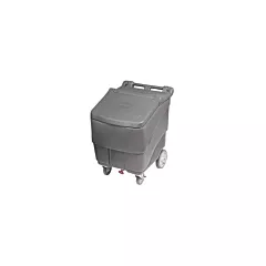 Follett Smart Cart 125 lb Insulated Mobile Ice Bin, Grey(LSC125)