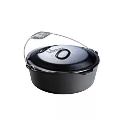 Lodge 9 Qt Cast Iron Dutch Oven with Bail Handle