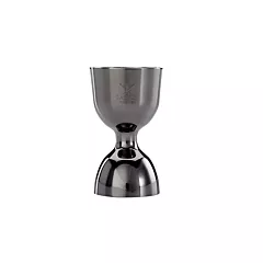 Barfly 1 & 2 Oz Heavy Duty Straight Rim Bell Jigger, Gun Metal Black