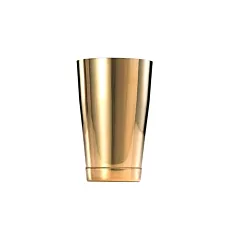 Barfly 18 Oz Half Size Cocktail Shaker Tin, Gold Plated