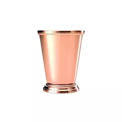 Barfly 12 Oz Mint Julep Cup with Beaded Trim, Copper Plated(M37032CP)