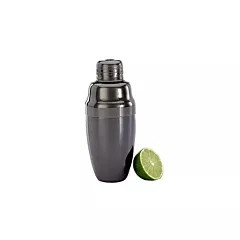 Barfly 17 Oz Heavy Weight 3-Piece Cobbler Cocktail Shaker, Gun Metal Black(M37038BK)