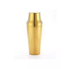 Barfly 24 Oz Parisienne 2-Piece Bar Shaker, Gold