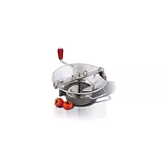 Tellier 8 Qt Heavy Duty Food Mill with 2 mm Grid, Stainless Steel(M5-2)