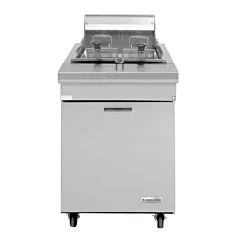 Garland Master Series 70 lb Range Match Floor Fryer Natural Gas 125,000 BTU