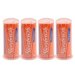 Microbrush Tube Series Regular Peach, 400/package