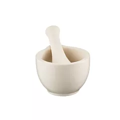 Mason Cash Caneware Mortar & Pestle, White