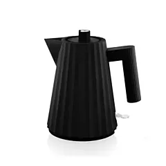 Kettle Électrique Alessi Plissé 1 Litre, Noir