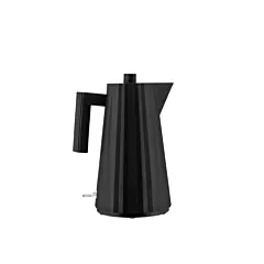 Alessi Plisse 1.7 Litre Electric Kettle, Black - MDL06B/USA