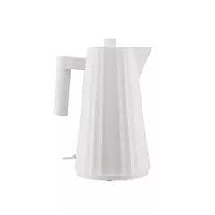 Bouilloire électrique Alessi Plissé 1,7 litre, blanche