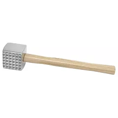 Winco Meat Tenderizer Mallet, Wood Handle