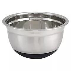 Winco 1.5 Quart Mixing Bowl with Silicone Base, Stainless Steel(MXRU-150)