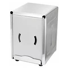 Winco Stainless Steel Napkin Dispenser, 3.5