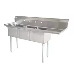 Slice Craft Three Tub Sink 24