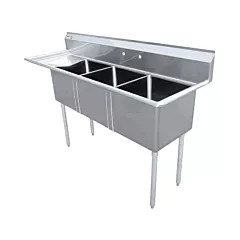 Slice Craft Three Tub Sink 18