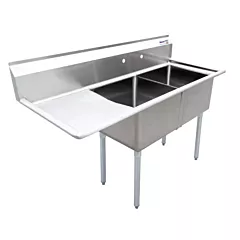 Slice Craft Two Tub Sink 18