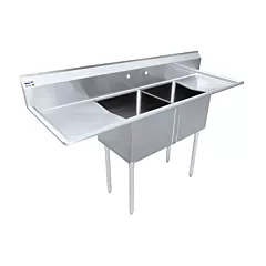 Slice Craft Two Tub Sink 18