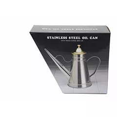 Winco 24 Oz Oil Can with Brass Cover