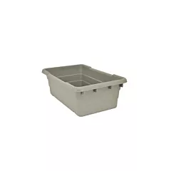 Slice Craft Grey Meat Lug Tote Box, 25” x 16” x 8.50”(OM10936)