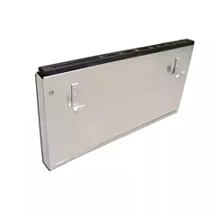 Nella Large Stainless Steel Knife Rack with Black Plastic Insert