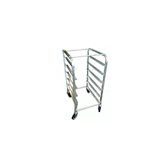Slice Craft 6 Tier Half Size Aluminum Curved Top Pan Rack 6