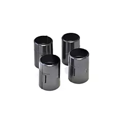 Nella ABS Sleeves for Epoxy Stock Shelves, Black, 4 /Pack