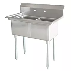 Slice Craft Two Tub Sink 24