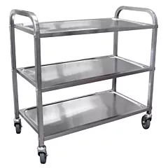 Slice Craft Three Tier Bussing Cart with 16