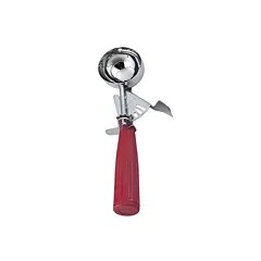 Nella 1.75 Oz Ice Cream Disher Size #24, Red Handle