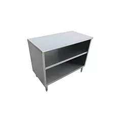 Nella Stainless Steel Dish Cabinet, 18” x 72” x 36”